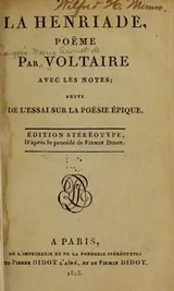 Cover of Henriade