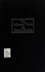 Cover of Cascando, and other short dramatic pieces