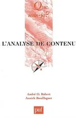 Cover of L'analyse de contenu