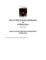 Cover of How to make friends with demons