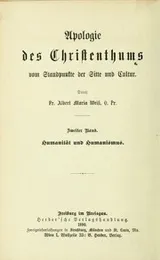 Cover of Apologie des christenthums
