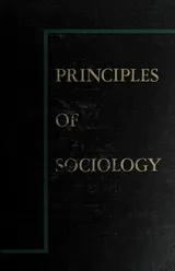 Cover of Principles of sociology