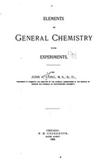 Cover of Elements of General Chemistry, with Experiments