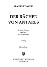 Cover of Der Ra cher von Antares