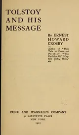 Cover of Tolstoy and his message