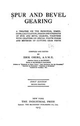 Cover of Spur and Bevel Gearing
