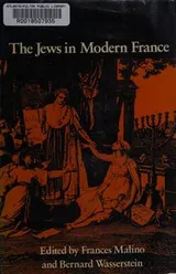 Cover of The Jews in modern France