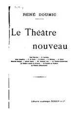 Cover of Le théâtre nouveau