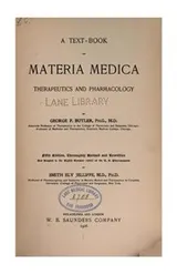 Cover of A Text-book of materia medica, therapeutics and pharmacology