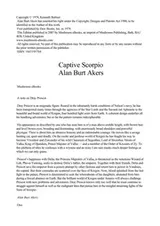 Cover of Captive Scorpio