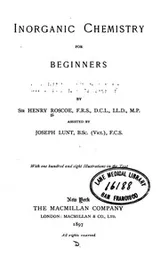 Cover of Inorganic chemistry for beginners