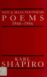 Cover of New & selected poems, 1940-1986