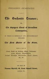 Cover of Thesaurus incantatus
