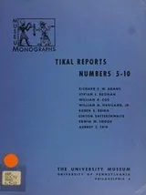 Cover of Tikal reports, numbers 5-10