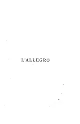 Cover of L' allegro