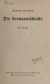 Cover of Die Hermannsschlacht