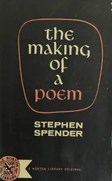 Cover of The making of a poem