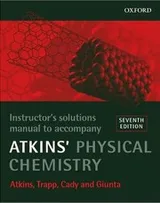 Cover of Instructor's solutions manual to accompany Atkins' physical chemistry