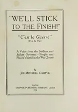 Cover of "We'll stick to the finish!"