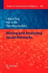 Cover of Mining and analyzing social networks