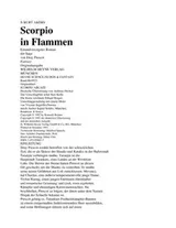 Cover of Scorpio in Flammen
