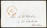 Cover of [Letter to] Miss A. W. Weston