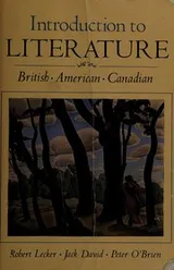 Cover of Introduction to literature