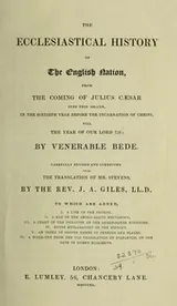 Cover of Historiae ecclesiasticae gentis anglorum