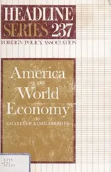 Cover of America in the World Economy