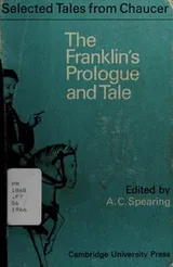 Cover of The Franklin's prologue and tale