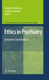 Cover of Ethics in Psychiatry