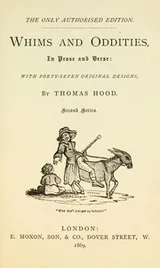 Cover of Whims and oddities in prose and verse