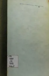 Cover of The Three voices of poetry. --