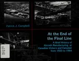 Cover of At the End of the Final Line