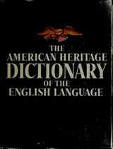 Cover of The American heritage dictionary of the English language