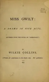 Cover of Miss Gwilt