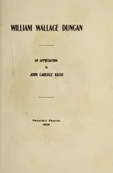 Cover of William Wallace Duncan
