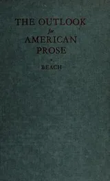 Cover of The outlook for American prose