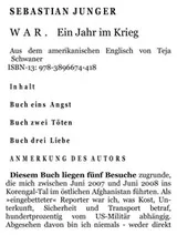 Cover of War