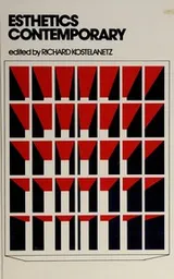 Cover of Esthetics contemporary
