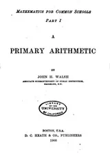 Cover of Mathematics for common schools