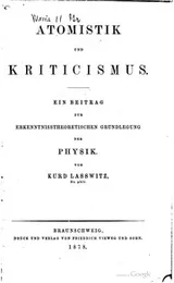 Cover of Atomisk und Kriticismus