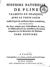 Cover of Historia naturalis