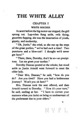 Cover of The white alley