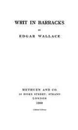 Cover of Writ in barracks