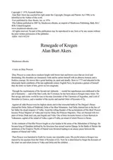 Cover of Renegade of Kregen (Dray Prescot #13)
