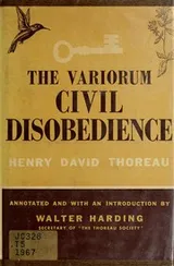 Cover of The variorum Civil disobedience