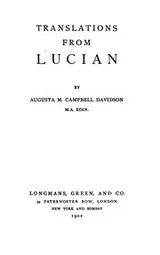 Cover of Translations from Lucian