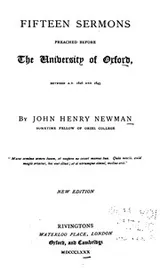 Cover of Fifteen sermons preached before the University of Oxford between A.D. 1826 and 1843