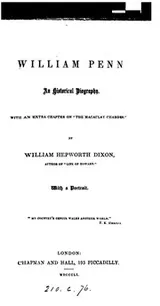 Cover of WILLIAM PENN